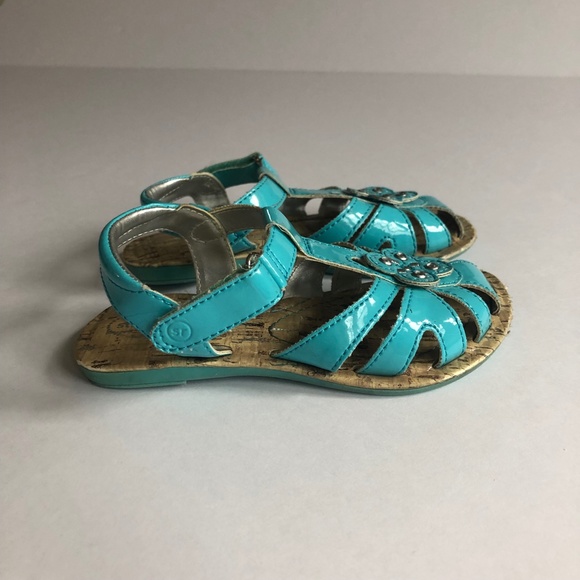 Stride Rite Marina Turquoise Summer Sandals - Picture 3 of 8